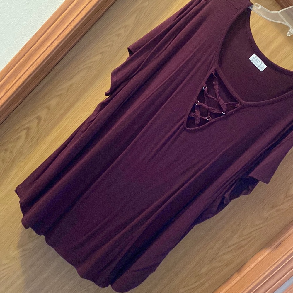 Maroon shirt